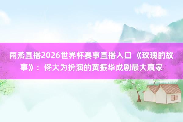 雨燕直播2026世界杯赛事直播入口 《玫瑰的故事》：佟大为扮演的黄振华成剧最大赢家