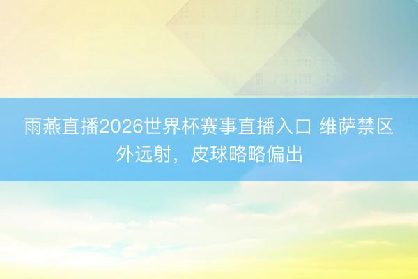 雨燕直播2026世界杯赛事直播入口 维萨禁区外远射,皮球略略偏出
